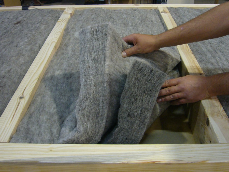 La laine de mouton aiguilletée, une isolation naturelle de l'habitat